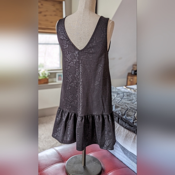 A- Line Drop Waist Tank Mini Dress - Picture 4 of 6